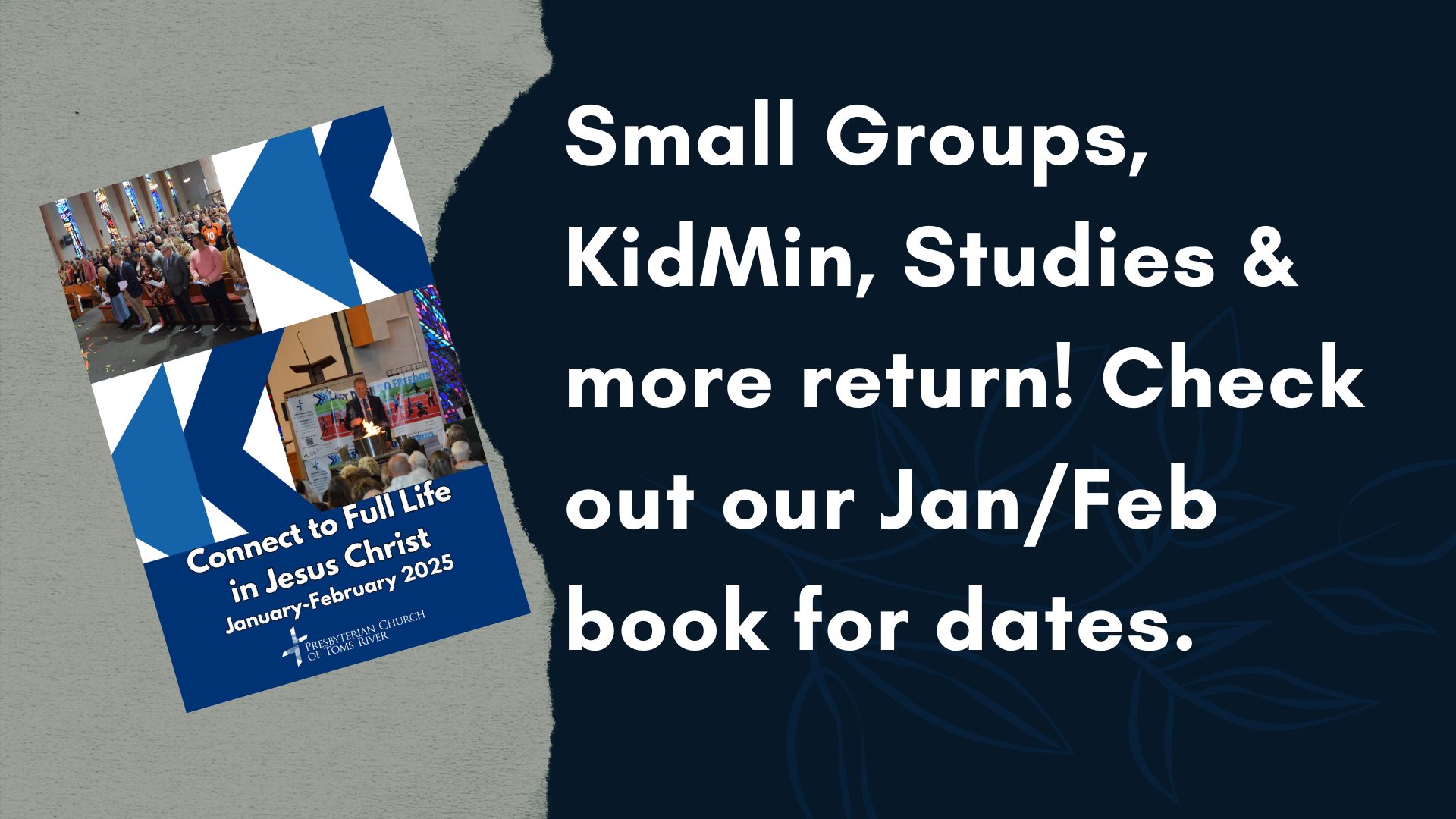 Keep your eyes open for our next mailing!
