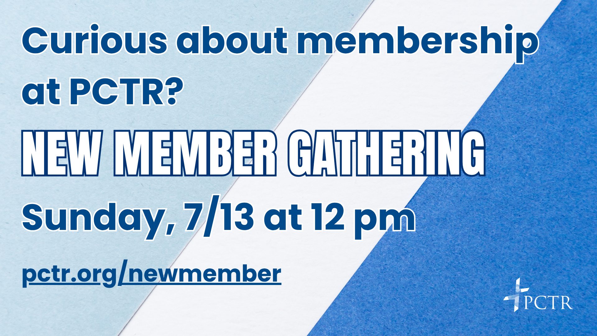 New Member Gathering